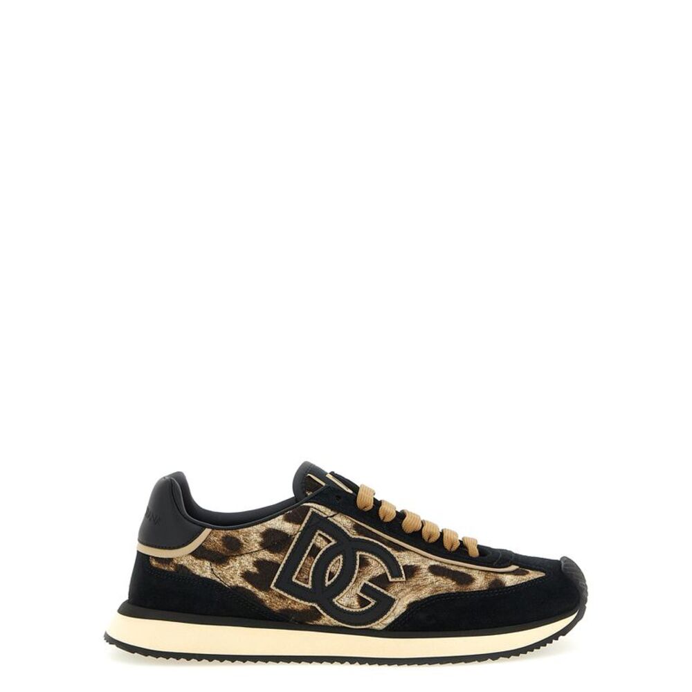 Dolce & Gabbana Multicolor Cotton Low Top Women's Sneakers